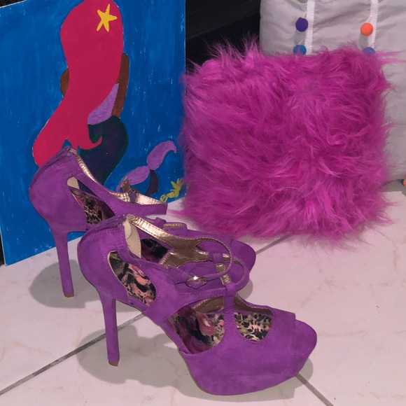 Comfortable Purple Strap Heels💜🧜🏼‍♀️ - Picture 2 of 2